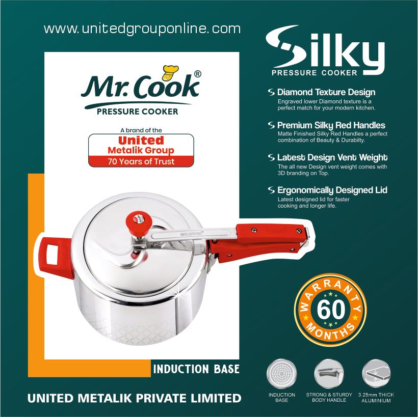 Mr.Cook Silky Premium Pressure Cooker unitedcookers